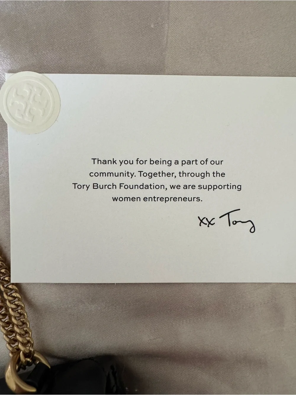 Tory Burch Mini Kira Diamond Quilt Flap Bag - Black with Gold Hardware